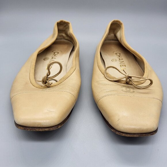 CHANEL Square Toe Ballet Flats - Picture 2 of 16